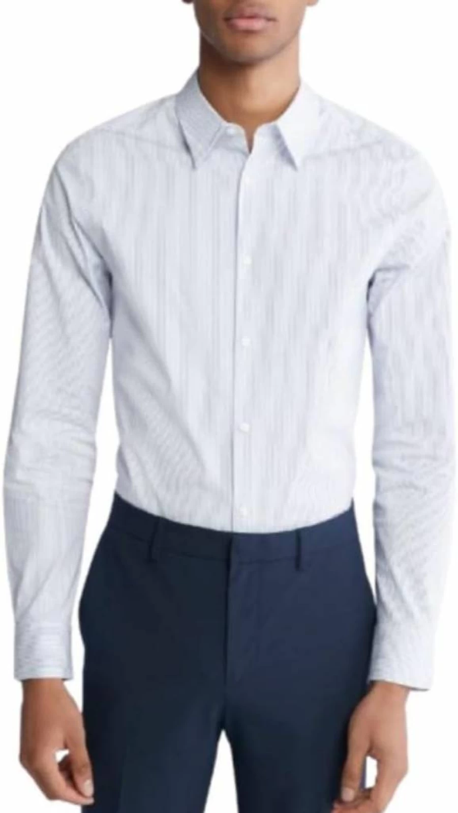 Calvin Klein Men's Classic Fit Button-Down Dress Shirt for Casual & Formal Wear