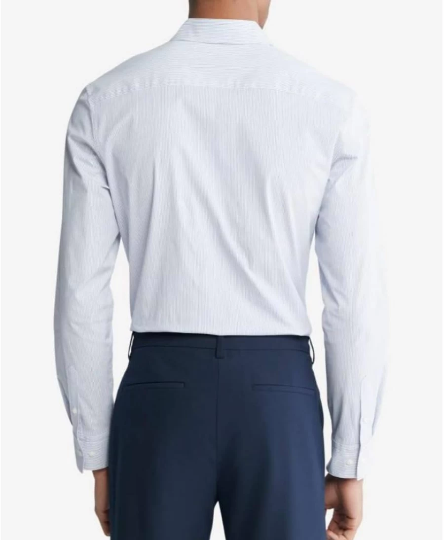 Calvin Klein Men's Classic Fit Button-Down Dress Shirt for Casual & Formal Wear