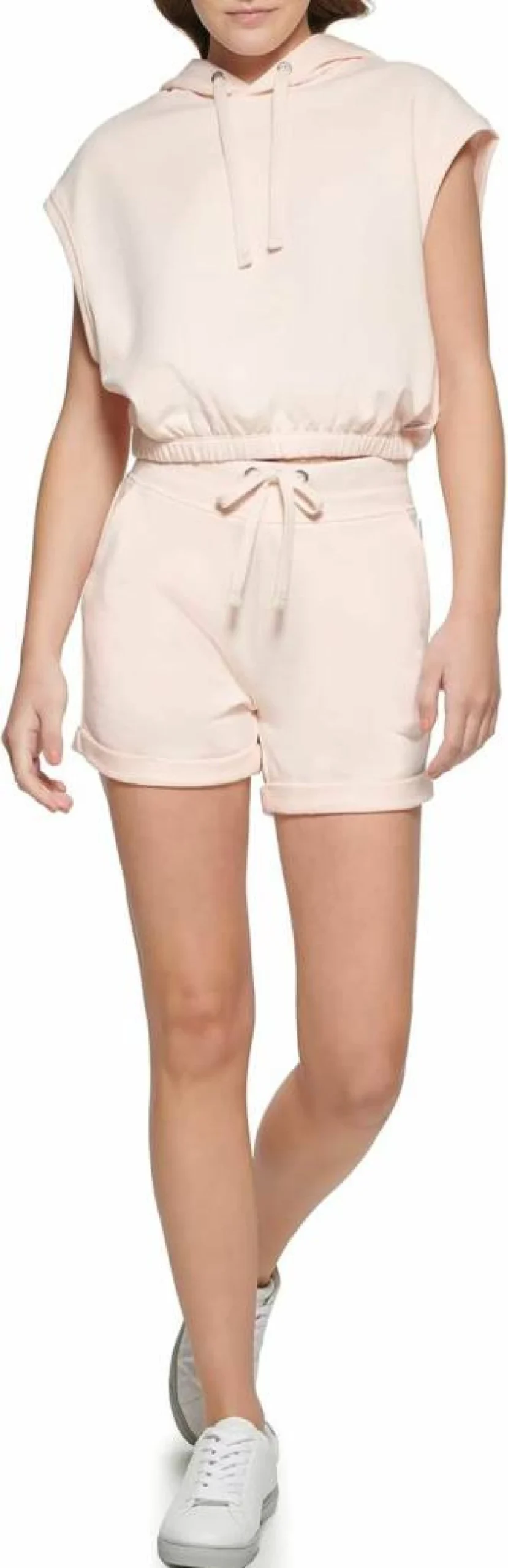 Calvin Klein Women's Pullover Hoodie - Casual Sleeveless Sweatshirt for Women