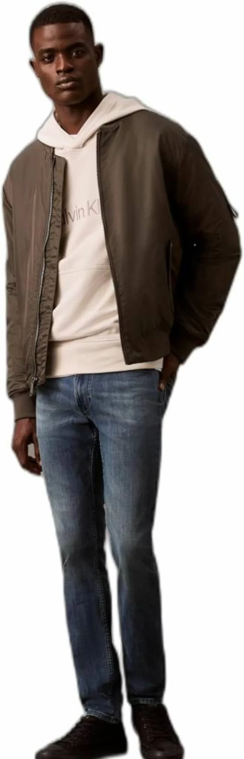 Calvin Klein Men's Slim Fit Stretch Denim Jeans for Comfort & Style