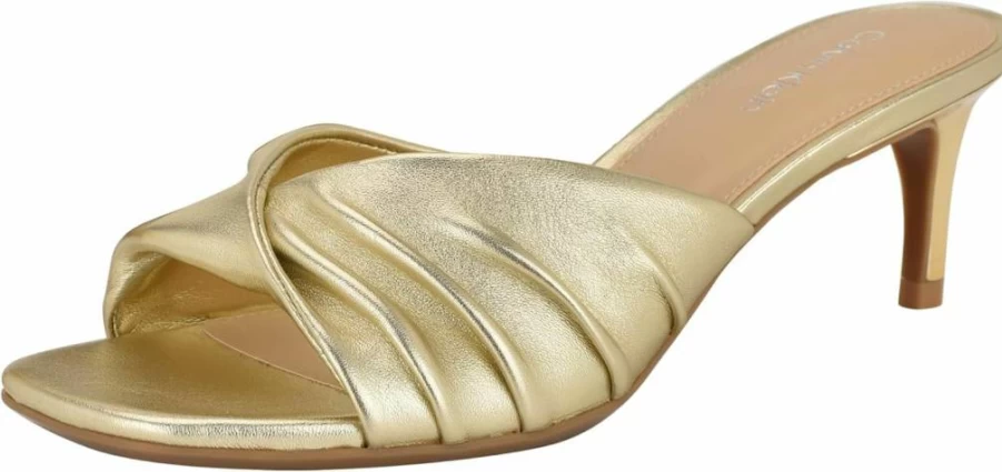 Calvin Klein Women's Imeena High Heel Sandals – Stylish Designer Dress Shoes for Women