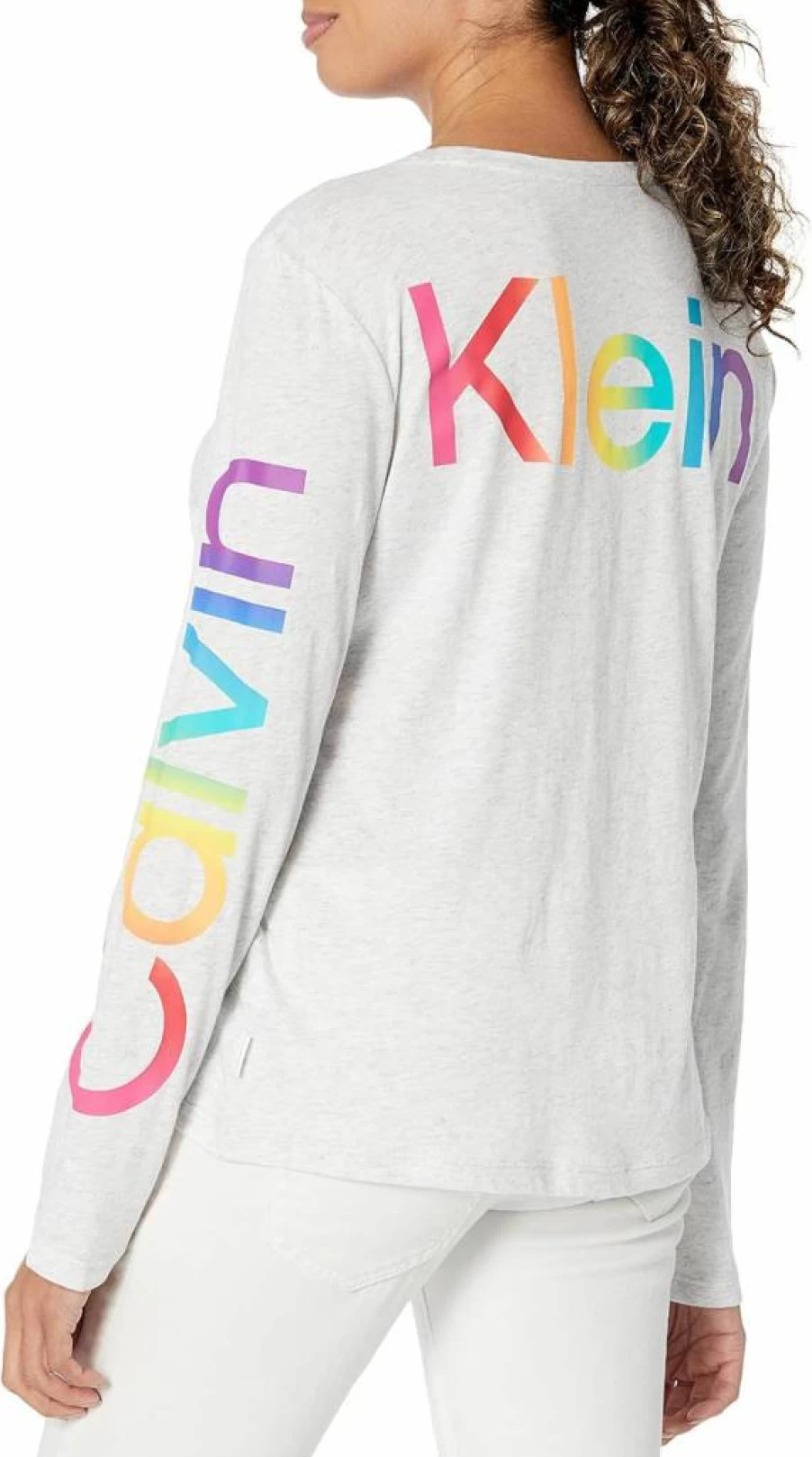 Calvin Klein Women's Classic Logo T-Shirt for Travel & Casual Wear