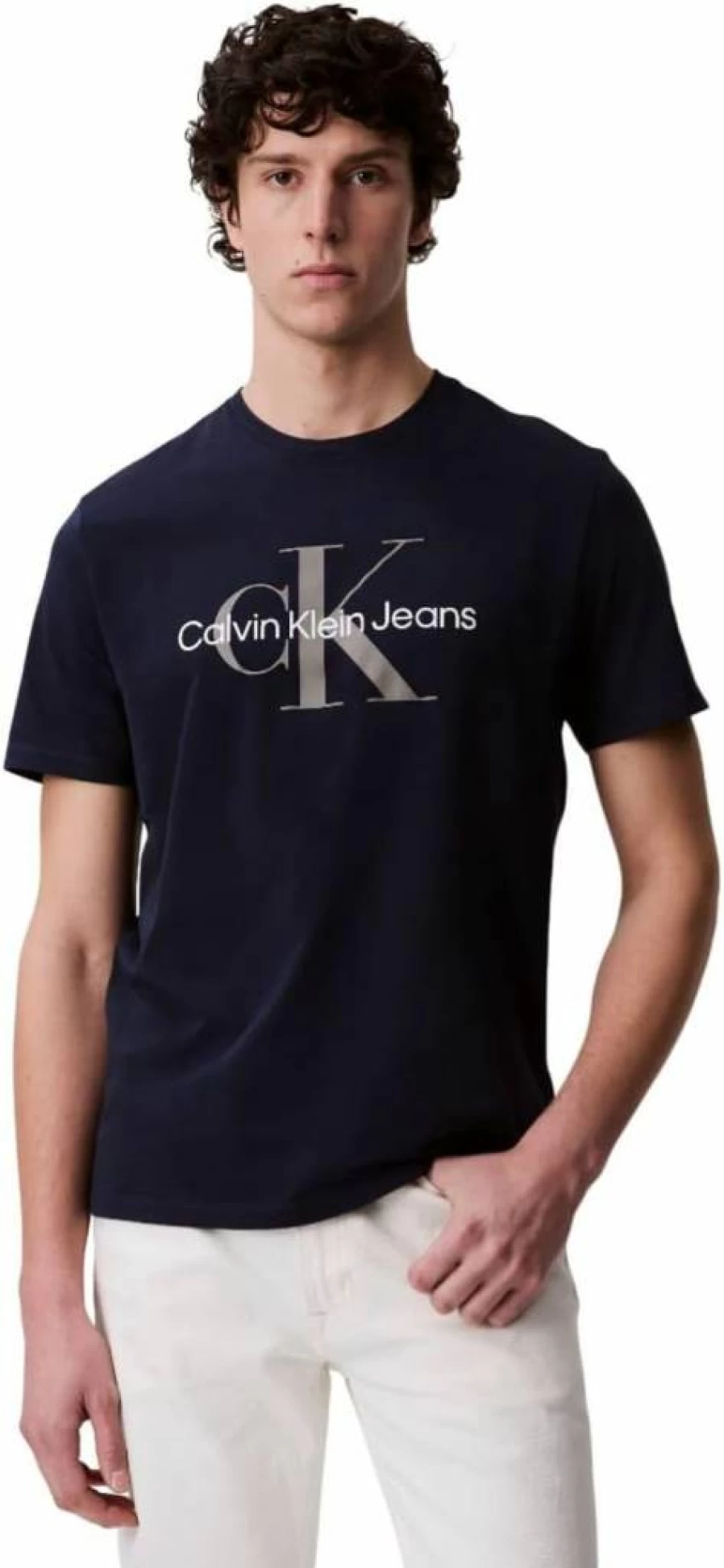 Calvin Klein Men's Classic Fit Cotton T-Shirt | Casual Short Sleeve Tee for Men