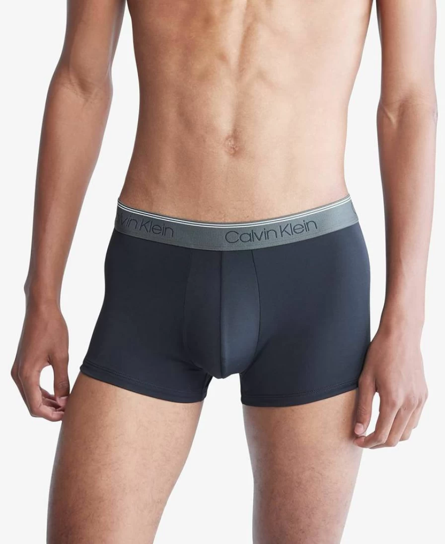 Calvin Klein Men's 3-Pack Low Rise Micro Stretch Trunk Underwear