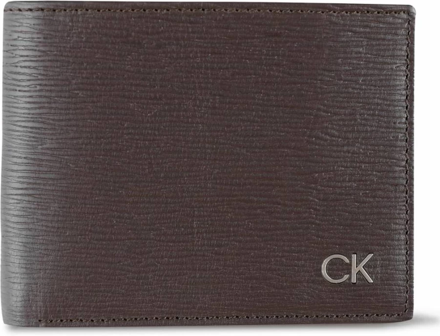 Calvin Klein Men's RFID Leather Slim Bifold Wallet with Multiple Card Slots & ID Window – Minimalist Design