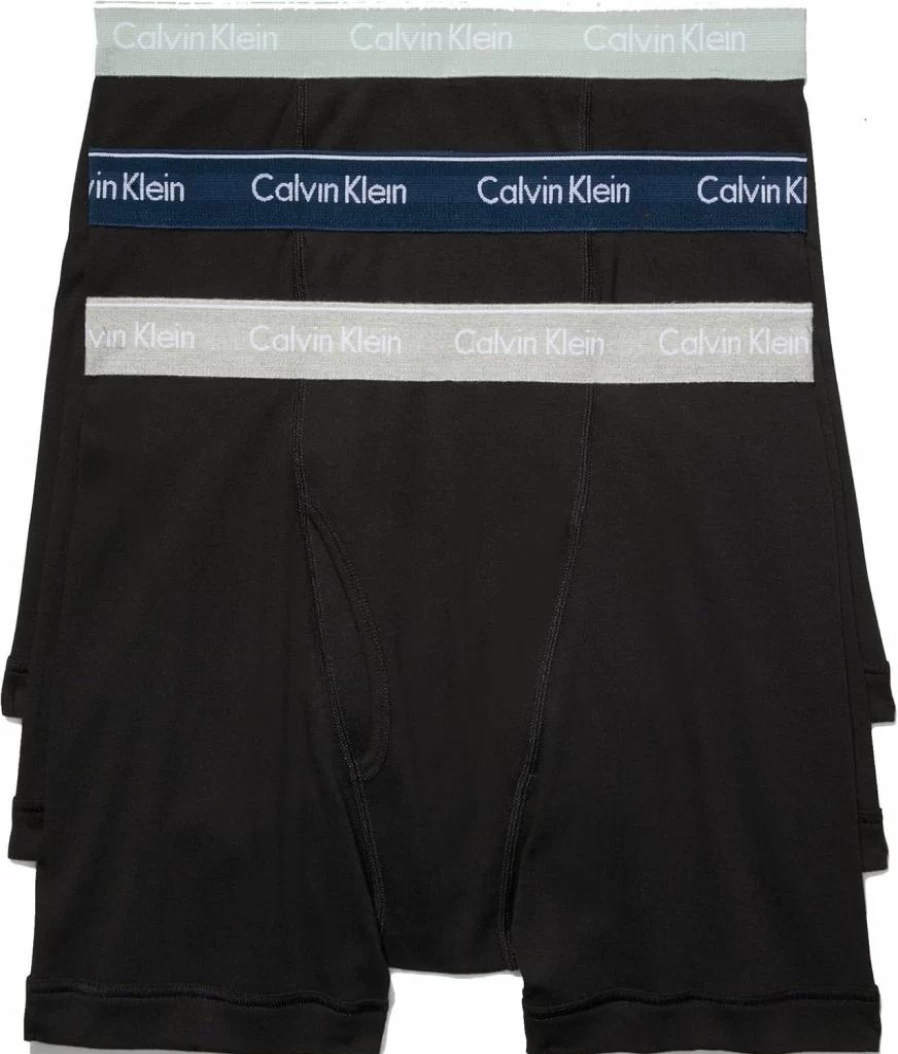Calvin Klein Men's 5-Pack Cotton Stretch Boxer Briefs - Soft Comfort Underwear for Everyday Wear