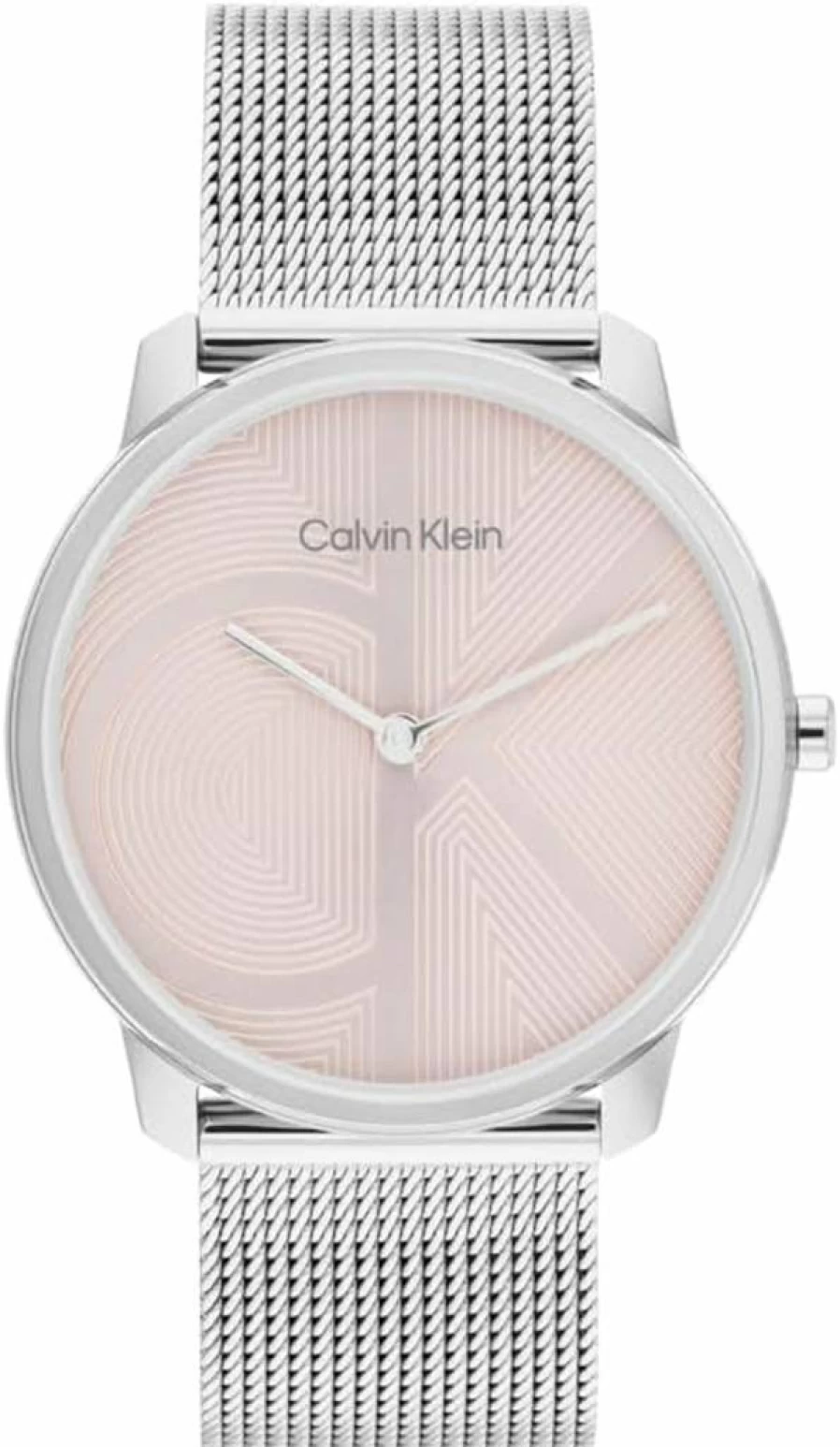 Calvin Klein Women's CK Iconic 35mm Stainless Steel Mesh Quartz Watch - 30m Water Resistant Fashion Timepiece - Elegant Gift for Her