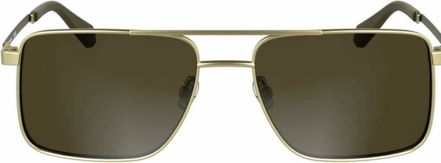 Calvin Klein Jeans Men's CKJ25201S Aviator Pilot Sunglasses for Men, Classic Retro Style UV Protection Shades