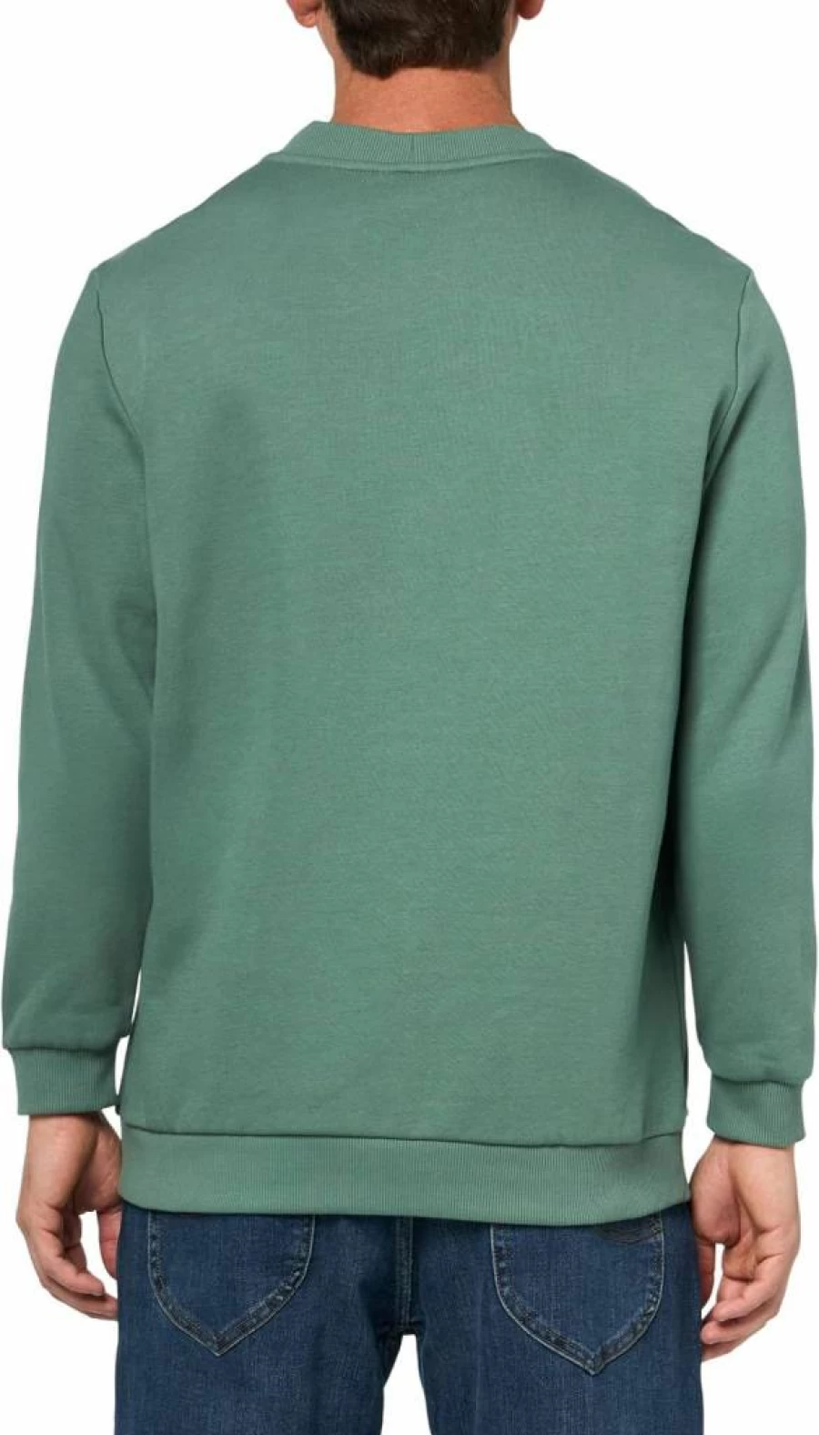 Calvin Klein Men's Monogram Logo Crewneck Sweatshirt | Classic Cotton Pullover | Casual Comfort Fit