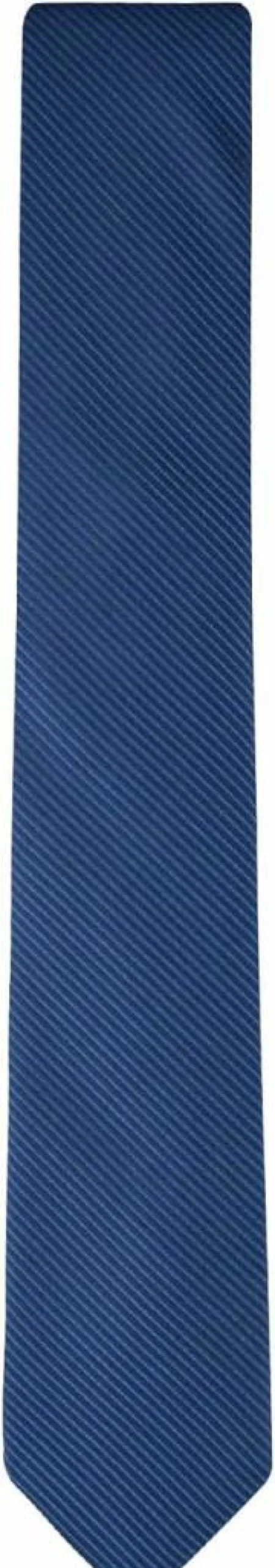 Calvin Klein Men's Navy Blue Solid & Pattern Tie Set – Classic Standard & Extra Long Neckties for Formal & Business Attire