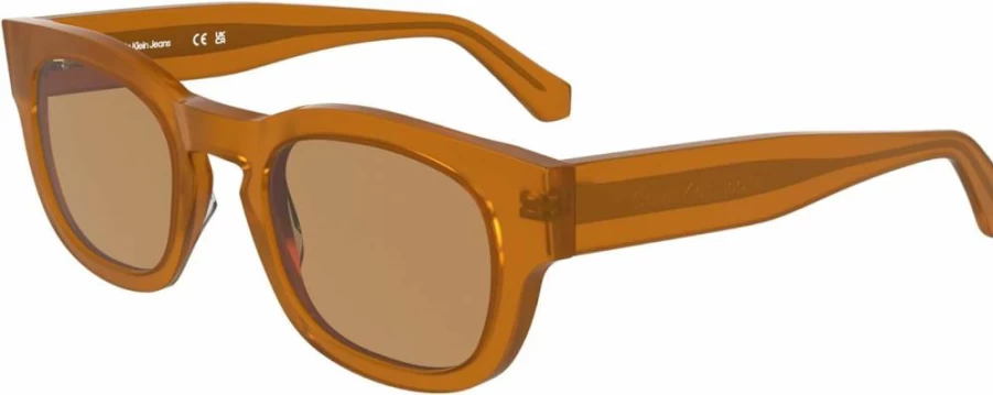 CALVIN KLEIN JEANS CKJ25601S Round Polarized Sunglasses for Men and Women