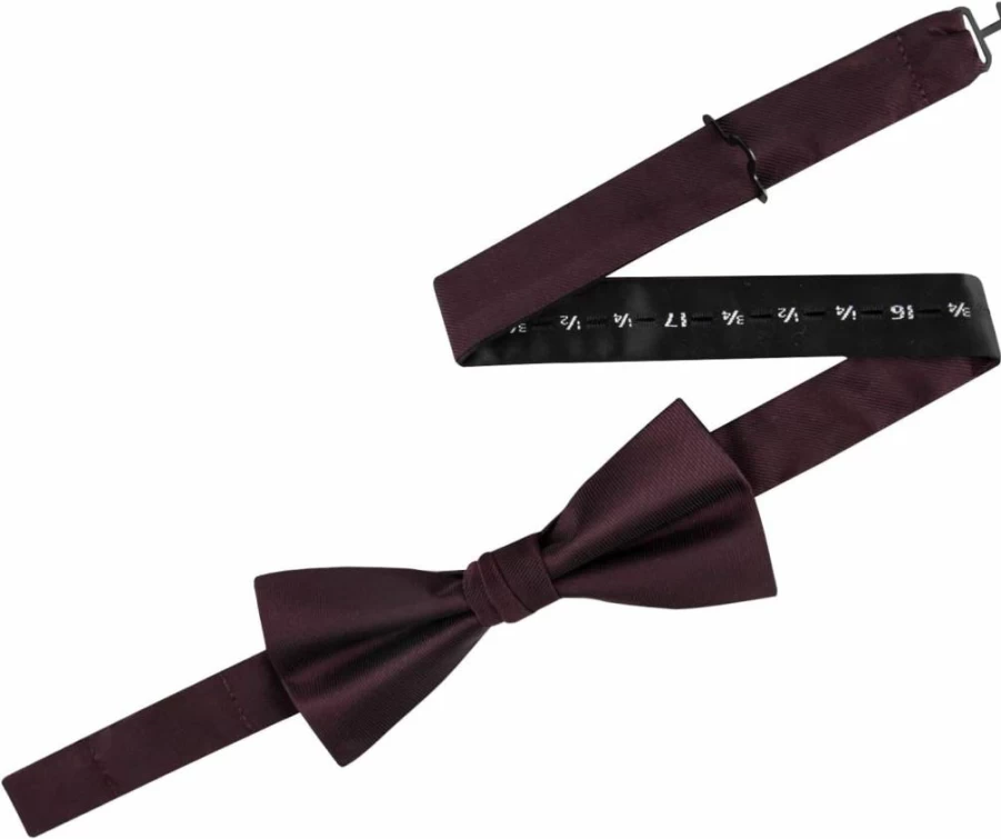 Calvin Klein Men's Solid Color Pre-Tied and Self-Tie Bow Ties for Formal Occasions