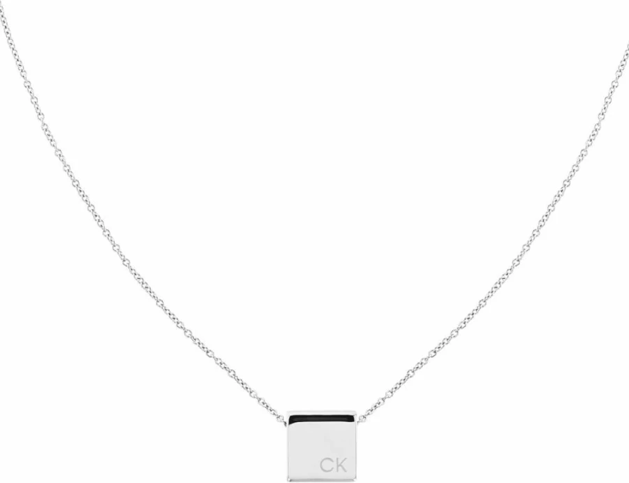 Calvin Klein Women's Stainless Steel Pendant Necklace | Modern Jewelry for Her