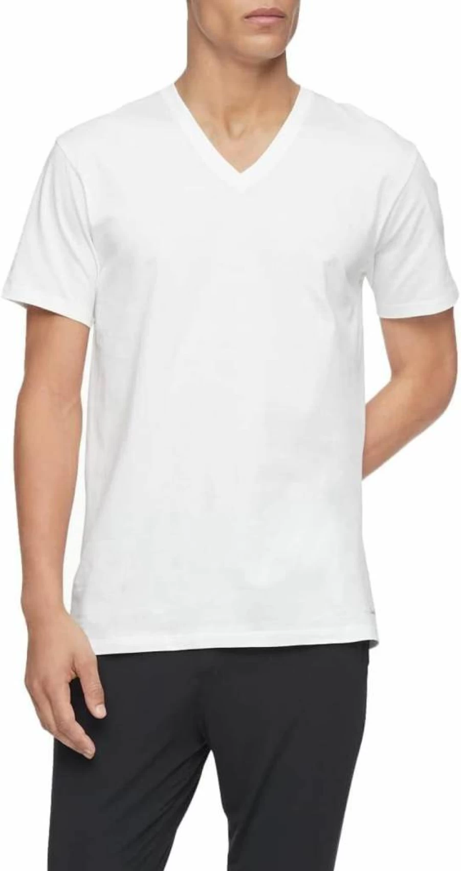 Calvin Klein Men's 3-Pack Classic Cotton Crewneck Undershirts for Everyday Comfort