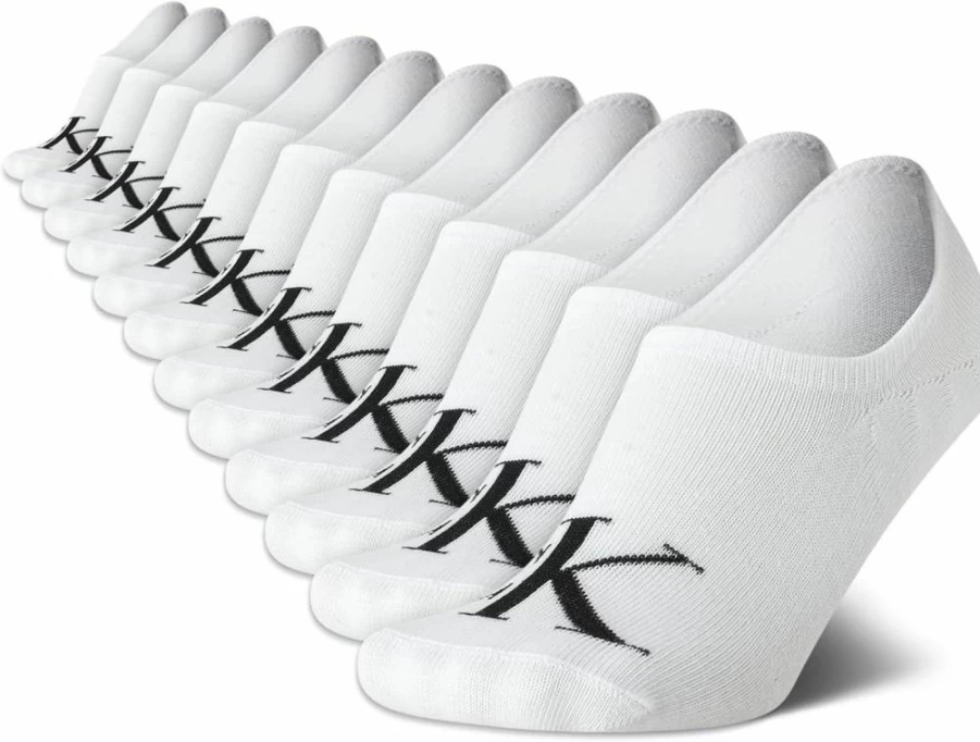 Calvin Klein Women's No-Show Socks 12-Pack - Lightweight Performance Liner Socks for Athletic & Casual Wear
