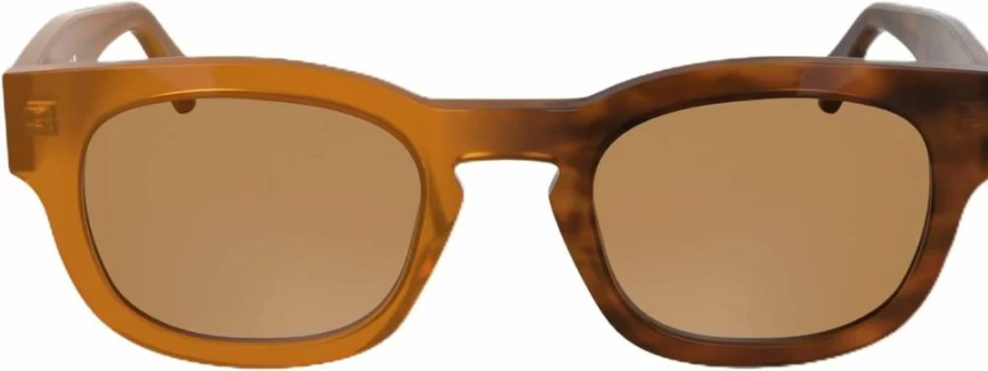CALVIN KLEIN JEANS CKJ25601S Round Polarized Sunglasses for Men & Women Classic Aviator Style UV Protection