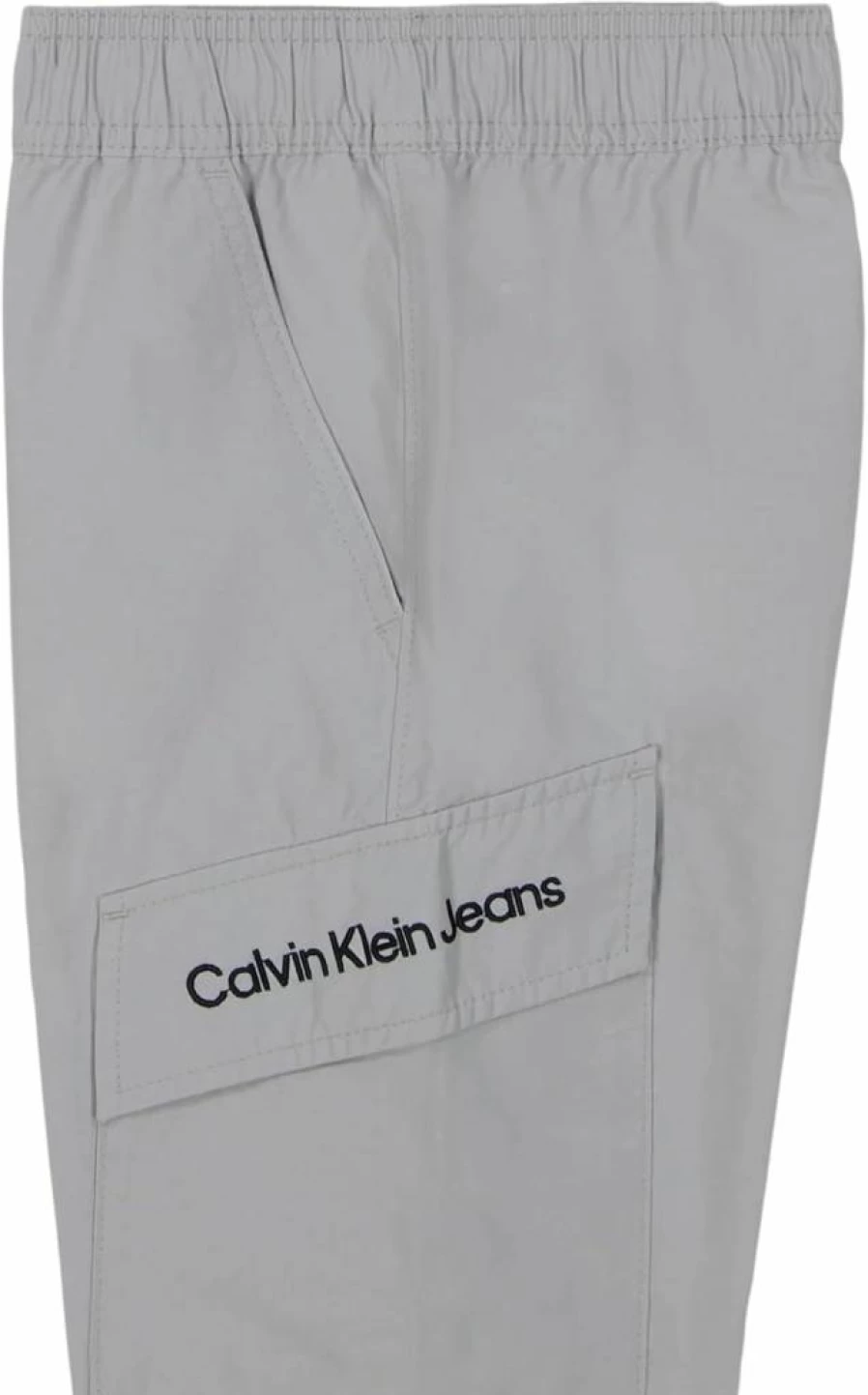 Calvin Klein Boys' Tech Cargo Shorts with Drawstring and Pull-On Design for Comfort and Style