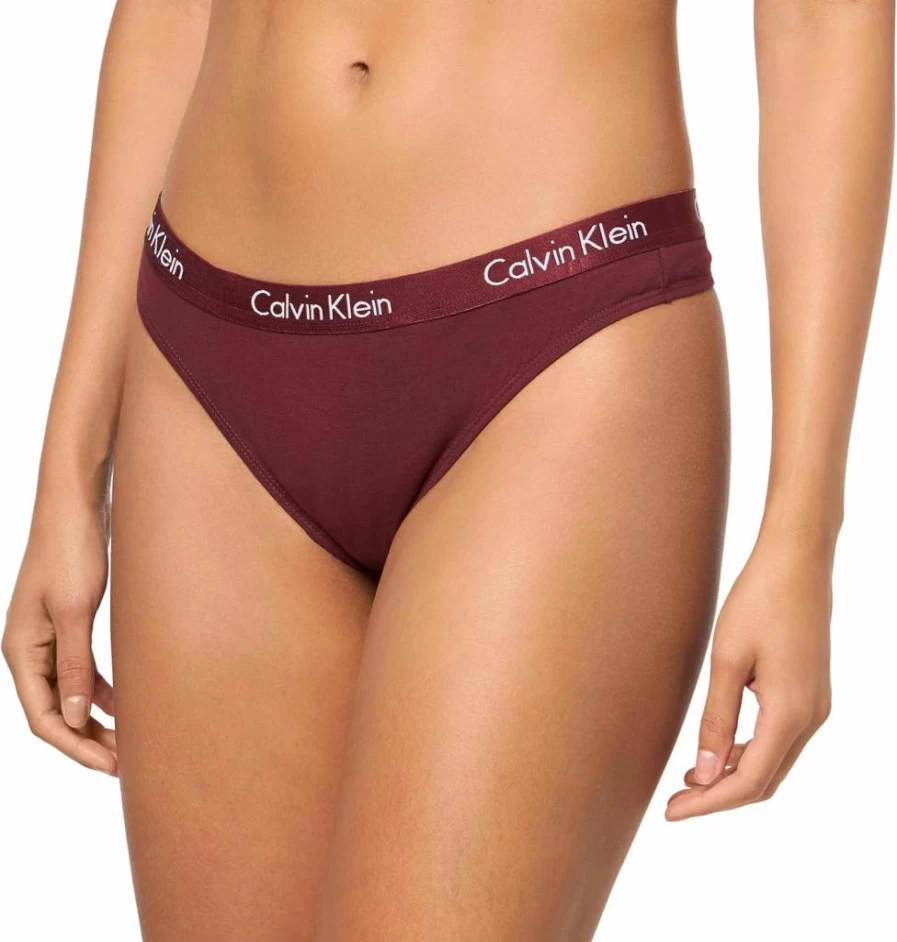 Calvin Klein Women's Cotton Multipack Thong Underwear 3-Pack Comfortable Breathable Panties