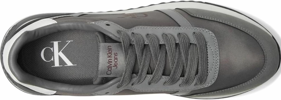 Calvin Klein Men's Picio Sneakers – Casual Comfortable Leather Low-Top Lace-Up Shoes for Men