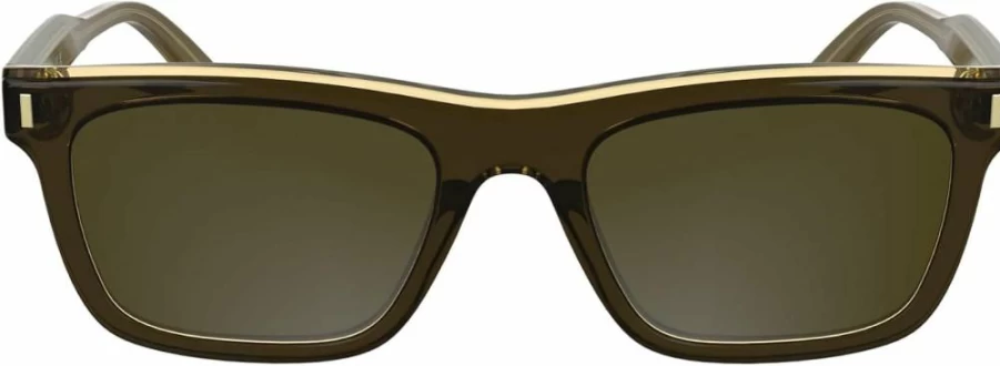 Calvin Klein CK25506S Men's Rectangular Polarized Sunglasses for UV Protection