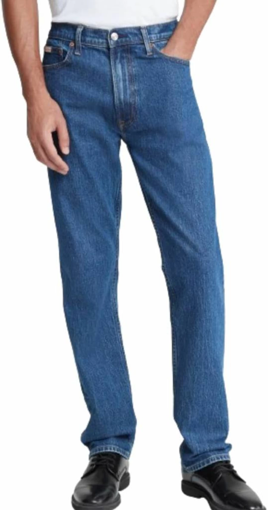 Calvin Klein Men's Straight Fit Jeans - Classic Denim Pants for Men | Comfortable & Stylish