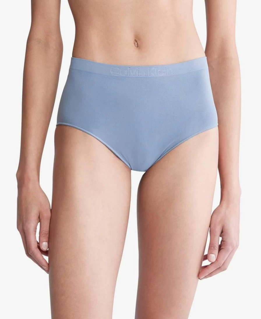 Calvin Klein Women's High Rise Seamless Underwear - Comfort Flex Briefs for Everyday Wear