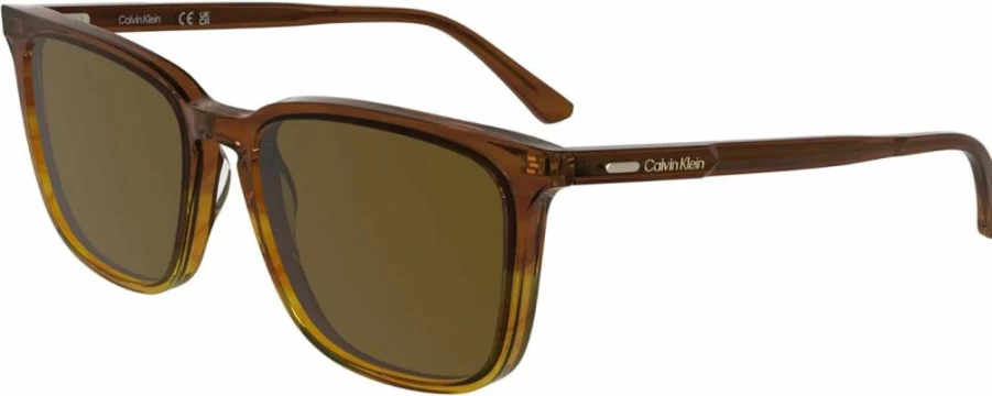 Calvin Klein Men's CK25507S Square Frame Sunglasses for UV Protection Classic Style