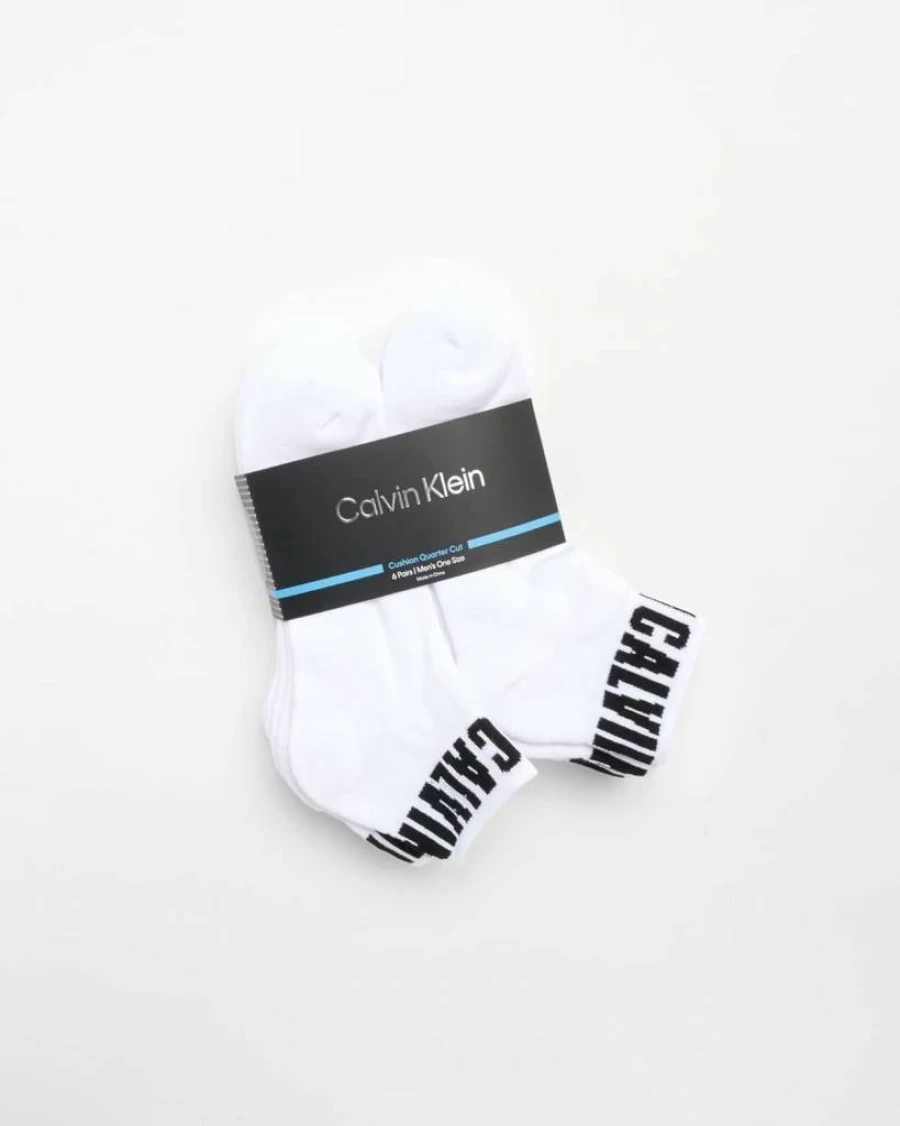 Calvin Klein Men's 6-Pack Breathable Soft Cushioned Mini Crew Athletic Socks for Men (Size 7-12) - High Quarter Sports Socks
