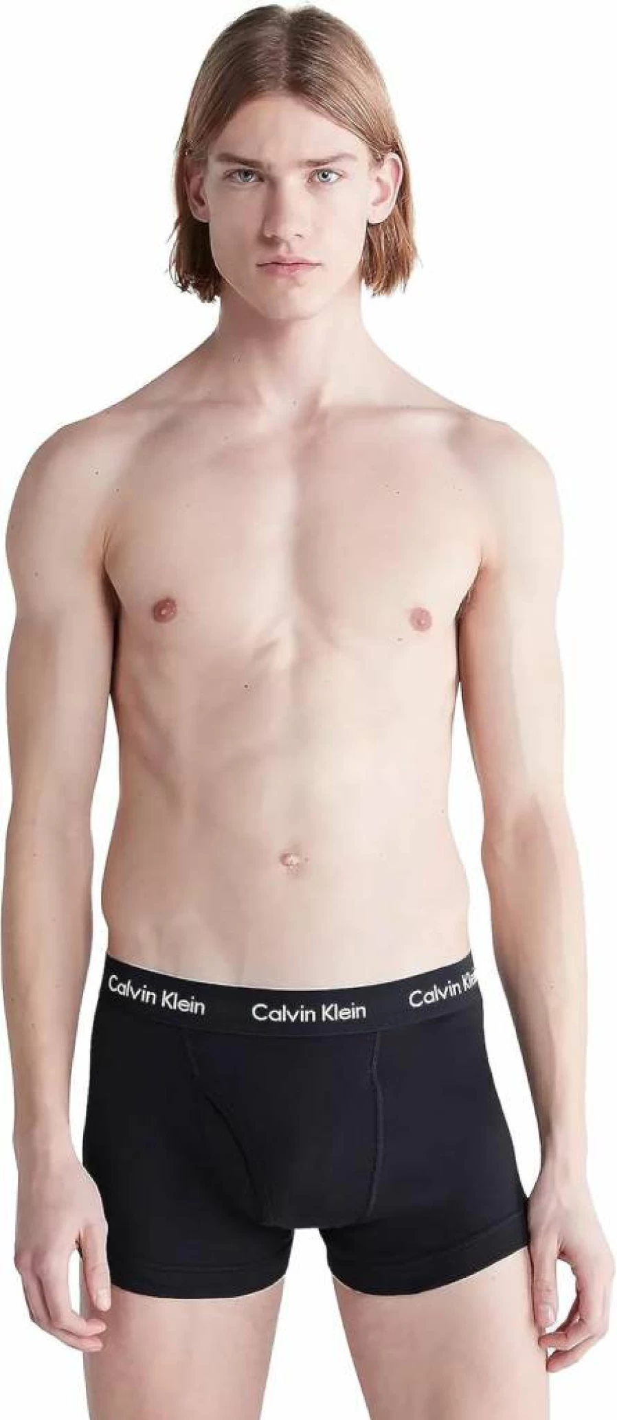 Calvin Klein Men's Cotton 5-Pack Classic Trunk Underwear - Comfortable Breathable Briefs
