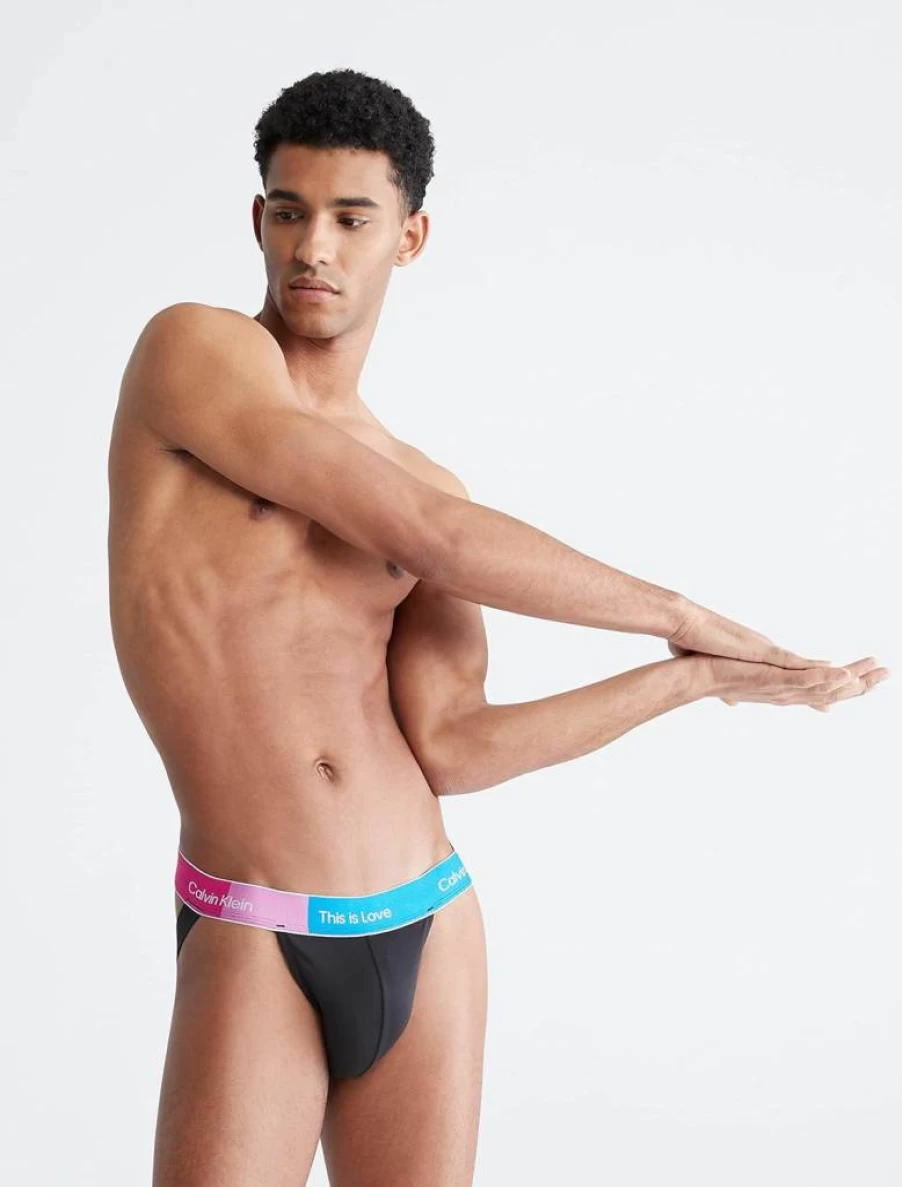 Calvin Klein Men's Pride Colorblock Micro Brief Underwear - LGBTQ+ Rainbow Design