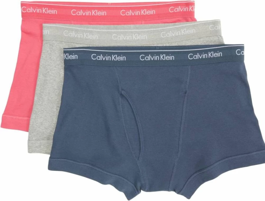 Calvin Klein Men's Cotton 3-Pack Classic Trunk Underwear Briefs