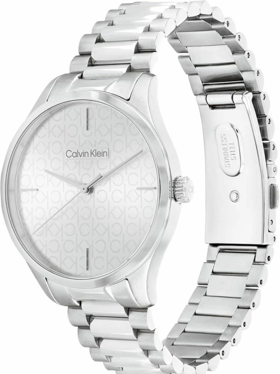 Calvin Klein Iconic 35mm Stainless Steel Watch with TT Bracelet - Model 25200168