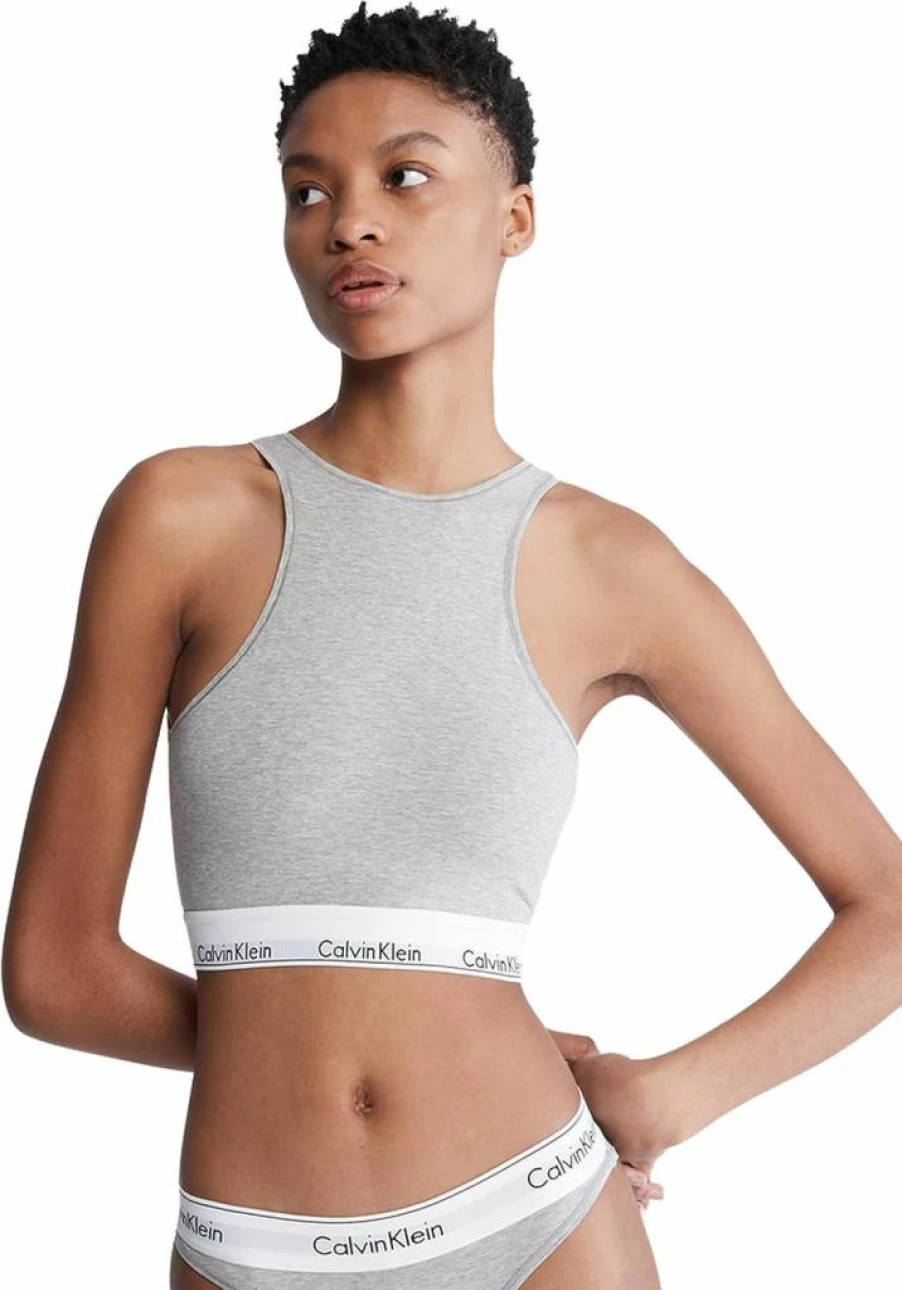 Calvin Klein Women's Wireless Bralette - Soft Cotton Comfort Unlined Lounge Bra