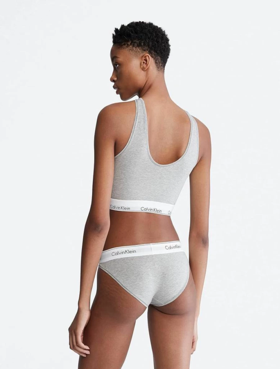 Calvin Klein Women's Wireless Bralette - Soft Cotton Comfort Unlined Lounge Bra