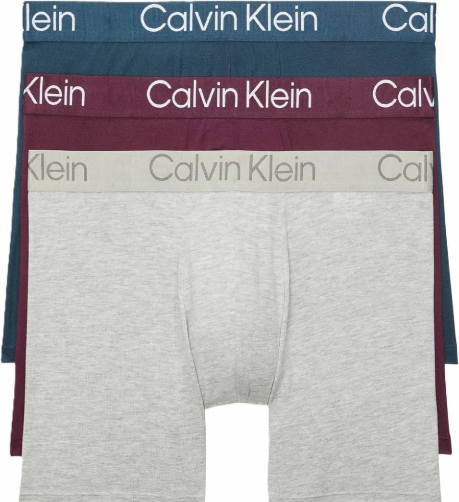 Calvin Klein Men's Ultra Soft Modern Fit Boxer Briefs - Comfortable Cotton Underwear for Everyday Wear