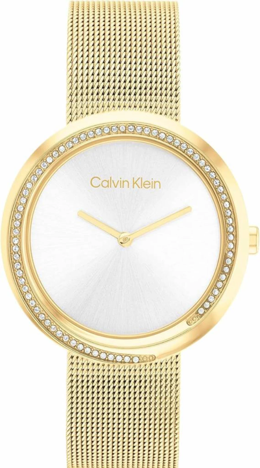 Calvin Klein Women's Minimalist 34mm Quartz Watch - Stainless Steel Bracelet, 30m Water Resistant, Elegant Fashion Timepiece - Perfect Gift for Her
