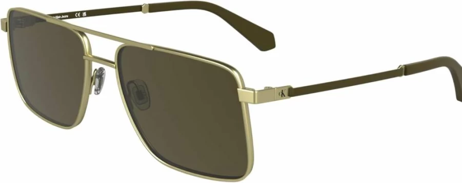 Calvin Klein Jeans Men's CKJ25201S Aviator Sunglasses for Men Polarized Pilot Style