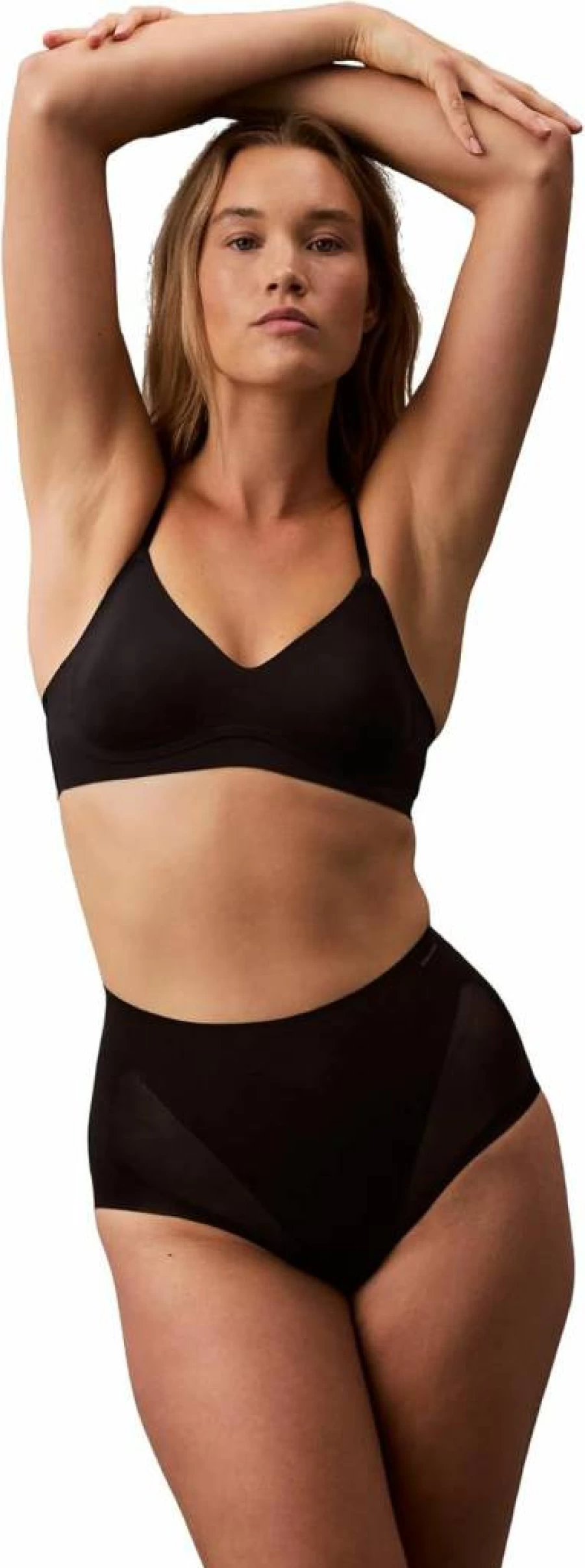 Calvin Klein Women's High-Waist Shaping Brief Panty - Stay-Put Stretch Shapewear for All-Day Comfort