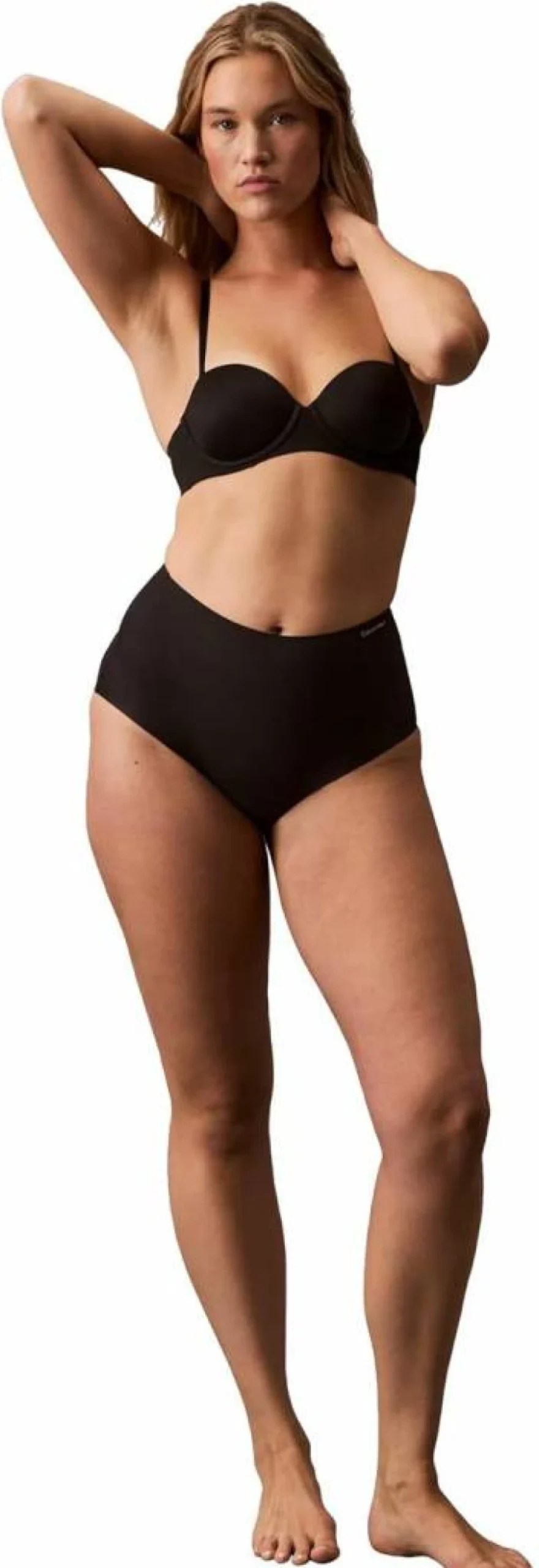 Calvin Klein High-Waist Smoothing Shapewear Brief for Women - Second Skin Comfort Panty