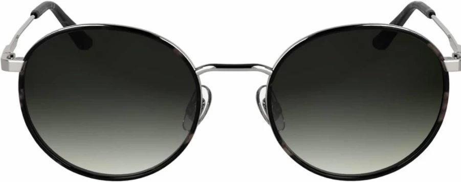 Calvin Klein CK25101S Round Polarized Sunglasses for Men & Women, Classic Aviator Style, UV Protection