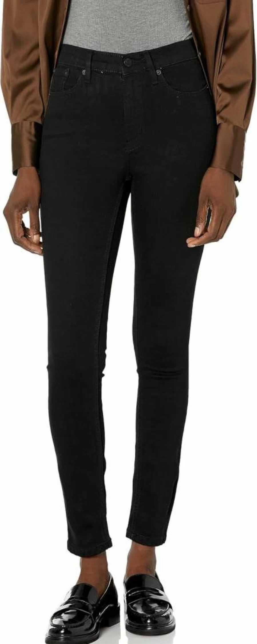 Calvin Klein Women's High Rise Skinny Jeans - Soft Whisper Denim Stretch Comfort Fit