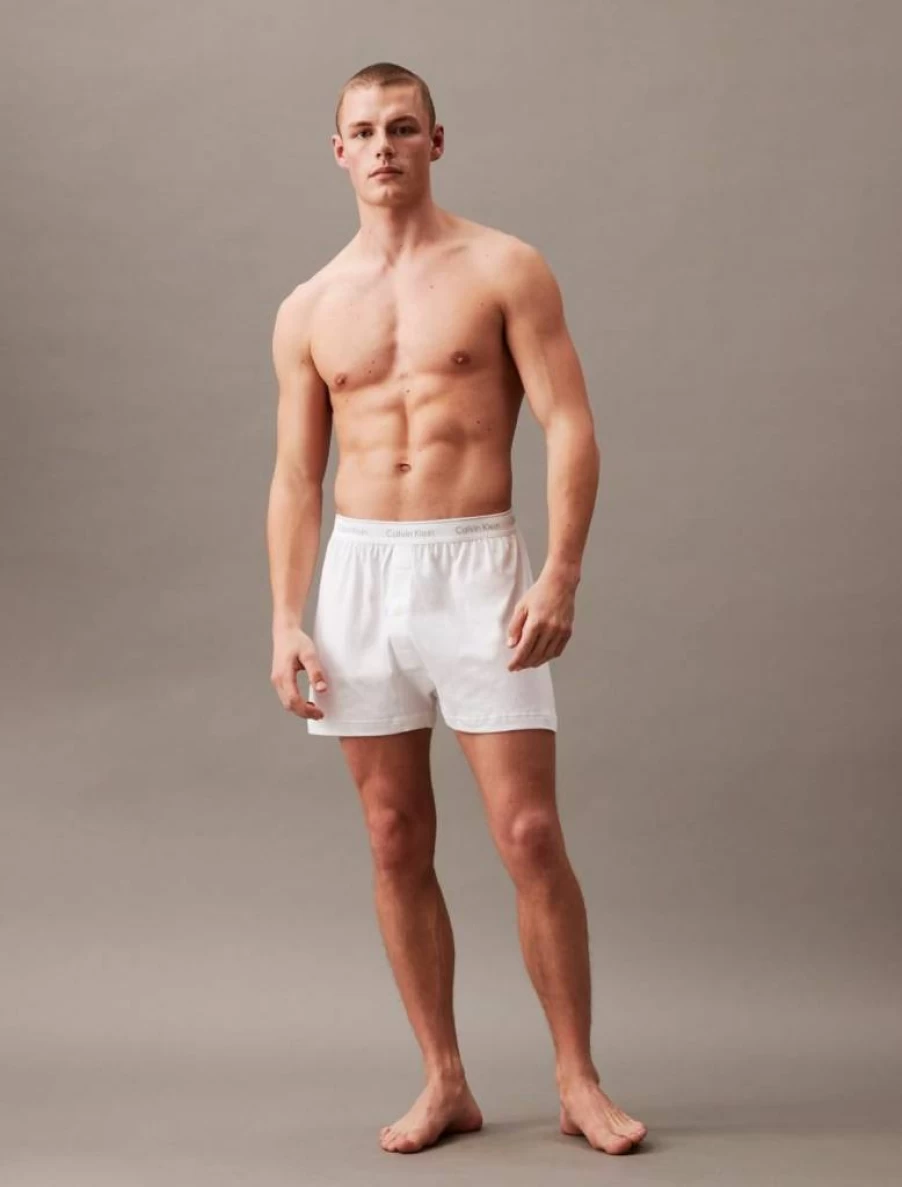 Calvin Klein Men's 3-Pack Classic Cotton Knit Boxer Briefs Underwear
