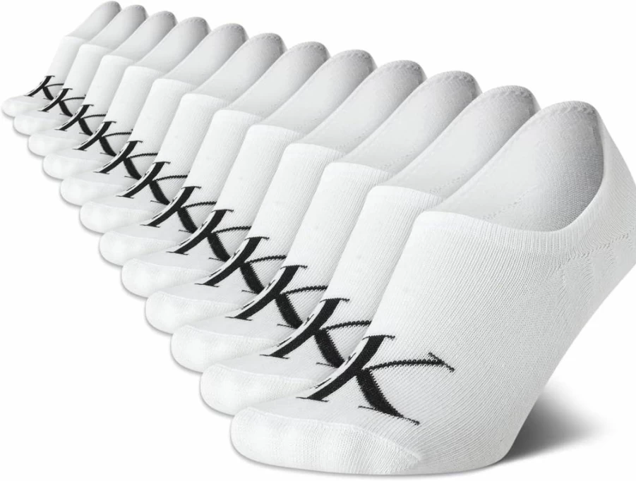 Calvin Klein Women's No-Show Socks 12-Pack - Lightweight Performance Liner Socks for Comfort & Breathability
