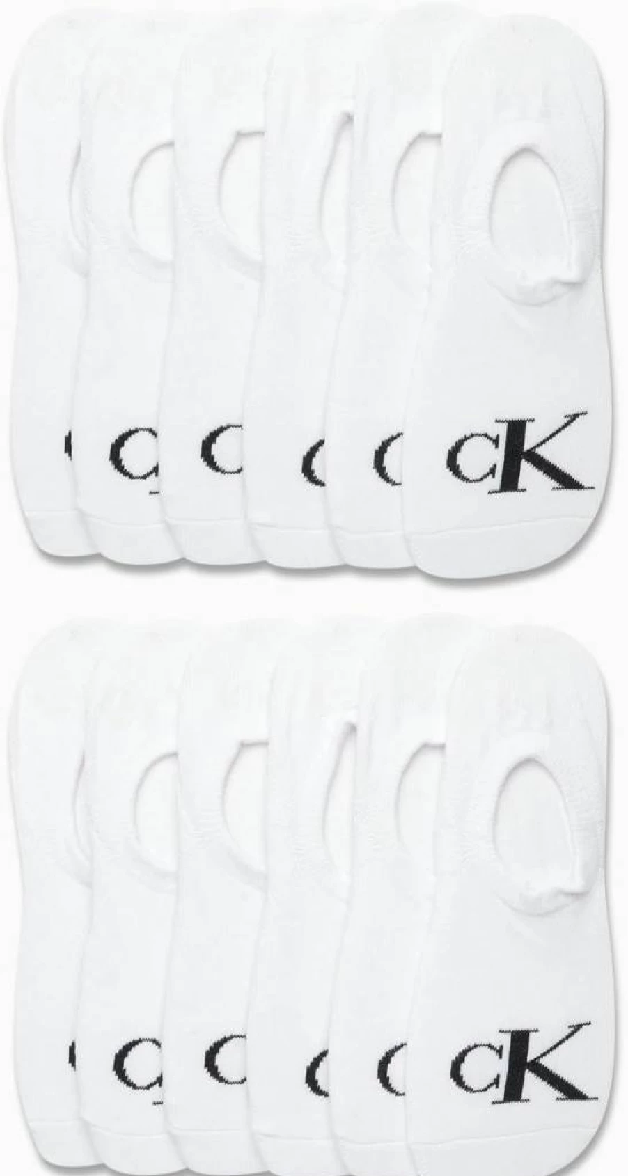Calvin Klein Women's No-Show Socks 12-Pack - Lightweight Performance Liner Socks for Comfort & Breathability