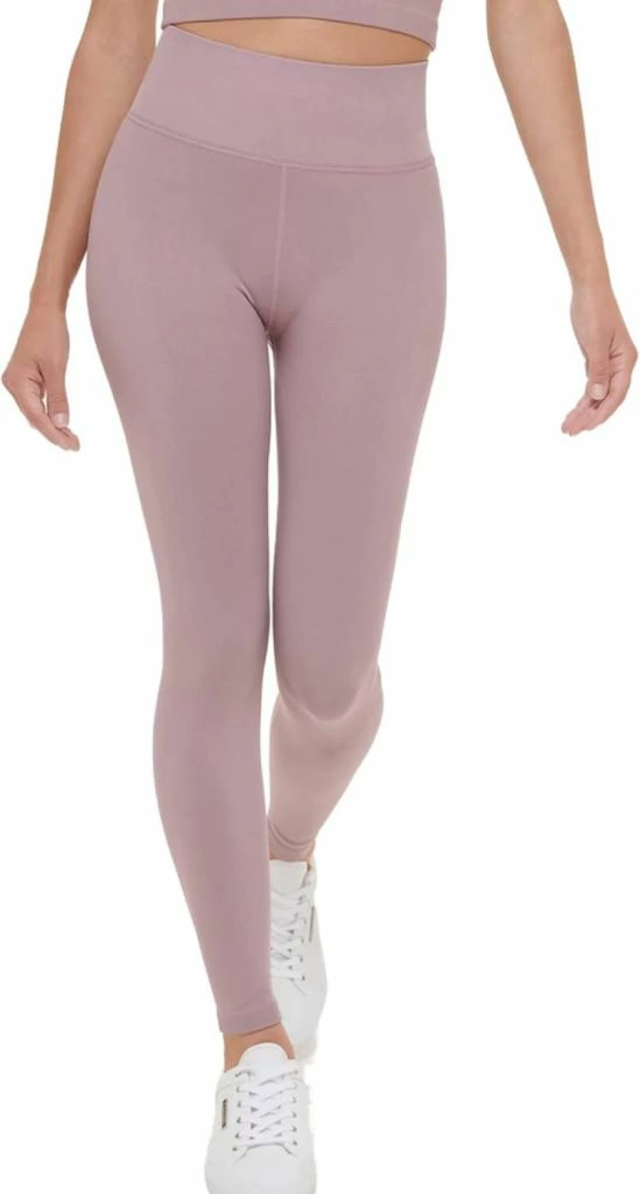 Calvin Klein Performance Women's High Waist Ribbed 7/8 Yoga Tights for Workout & Training