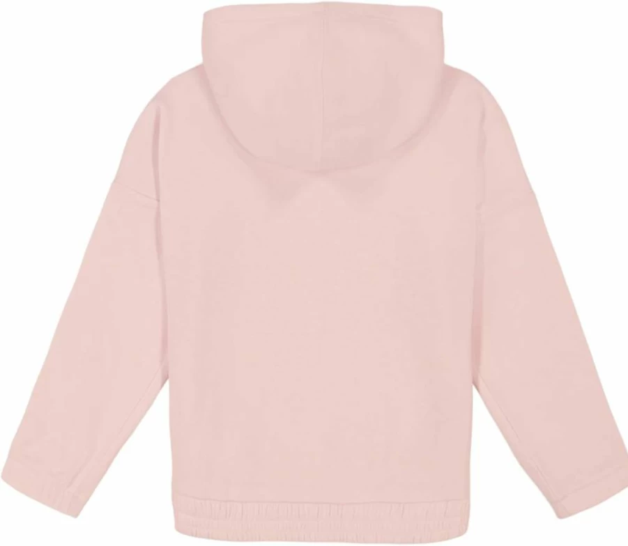 Calvin Klein Girls' Fleece Hoodie with Front Pockets - Full-Zip Sweatshirt for Kids