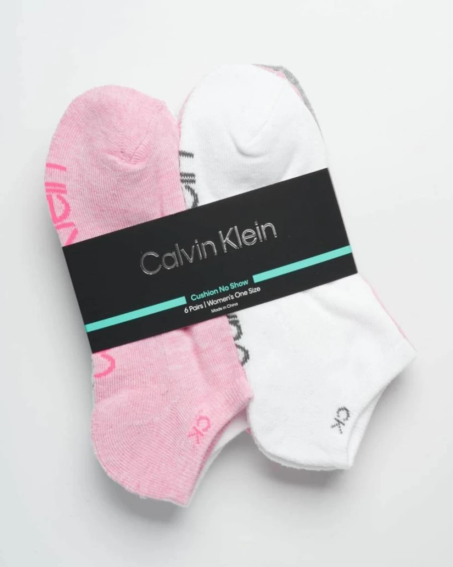 Calvin Klein Women's Ankle Socks 6-Pack - Low Cut Casual Comfort Socks for Women