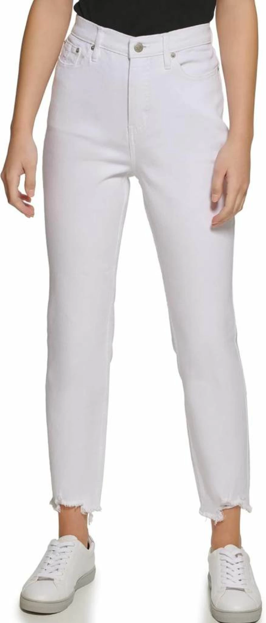 Calvin Klein Jeans Women's High Rise Skinny Jeans - Slim Fit Stretch Denim Pants for Women