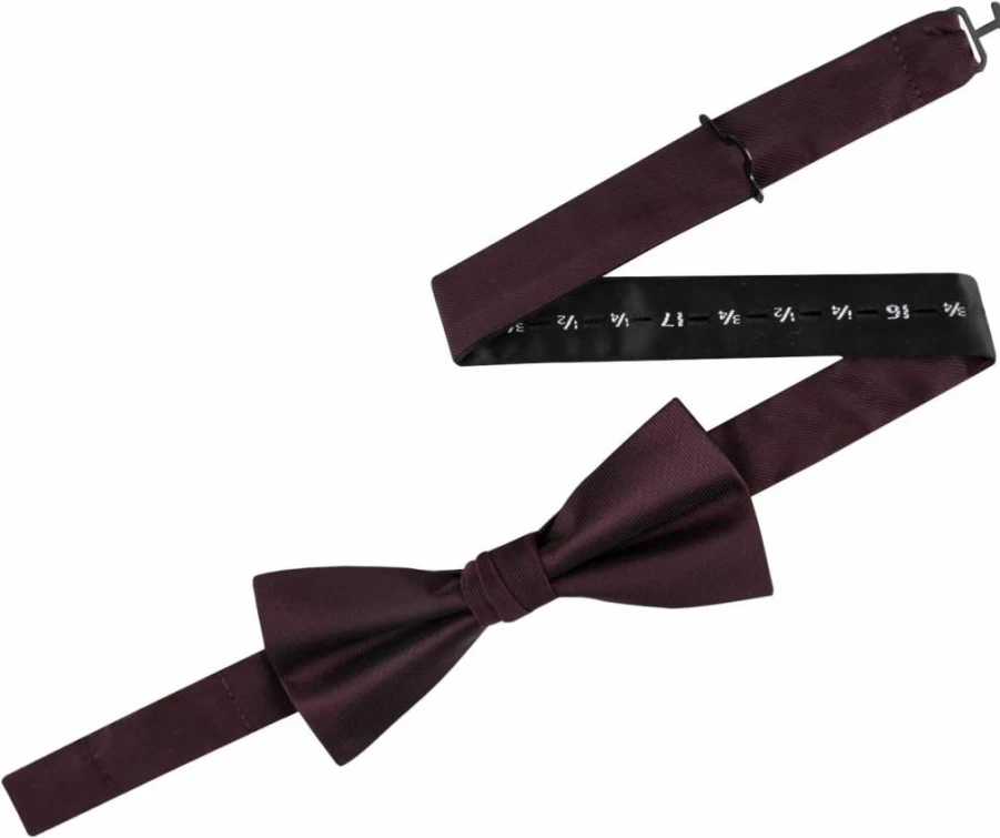 Calvin Klein Men's Solid Color Pre-Tied and Self-Tie Bow Ties for Formal Occasions