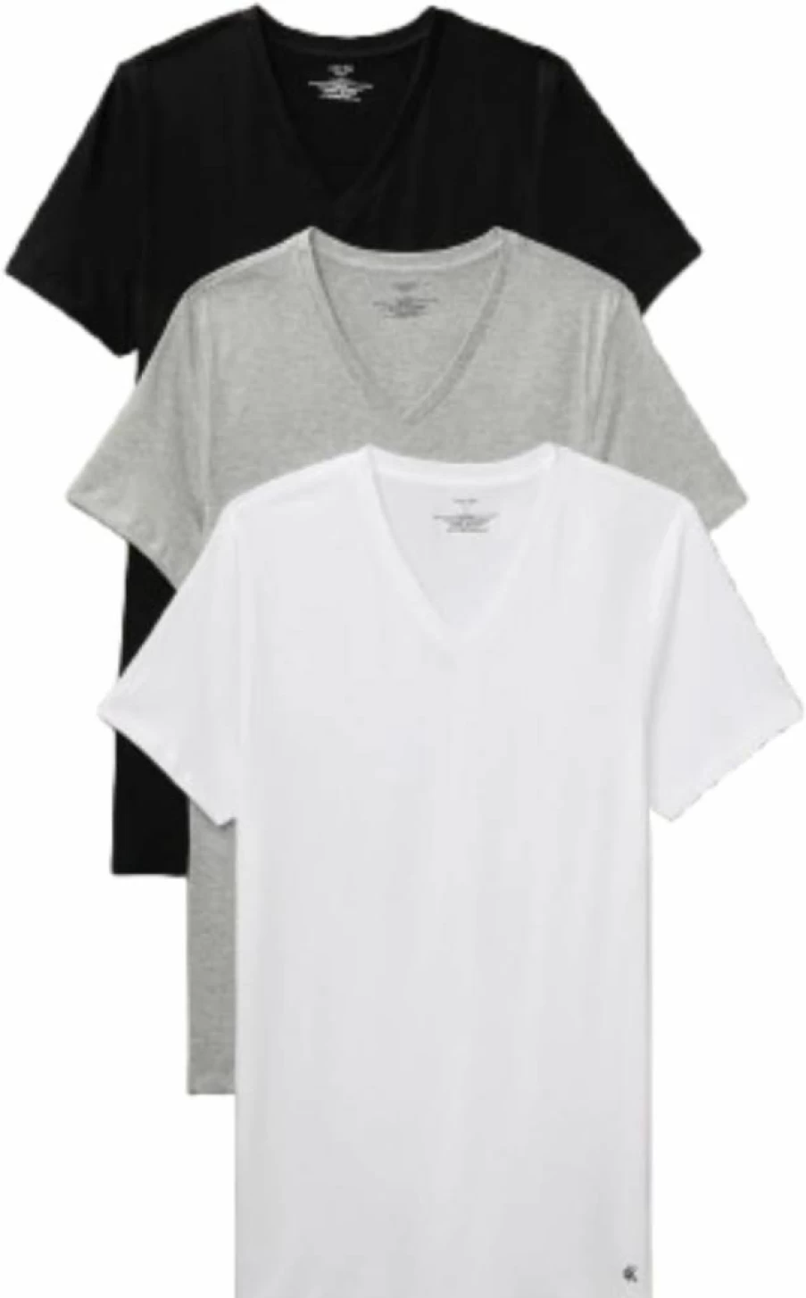 Calvin Klein Men's Cotton Crew Neck Undershirt - Comfortable Slim Fit White Basic Tee for Men